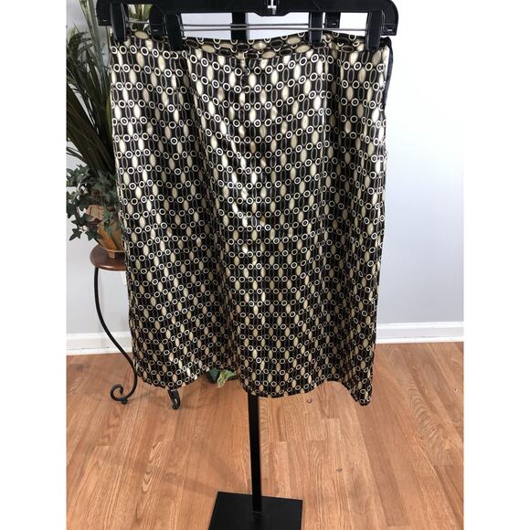 Style & CO. Collection Pencil Skirt Women 14 Lined 100% Silk Lined Zipper Back - Picture 3 of 6